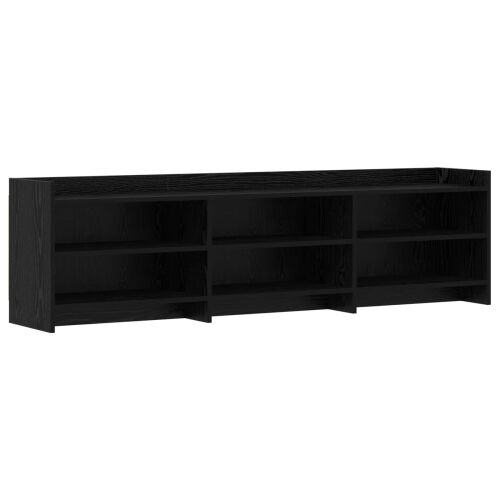 TV ormar 168 x 33 x 47 cm Crni hrast Konstruirano drvo - Crni hrast 168 cm Cijena