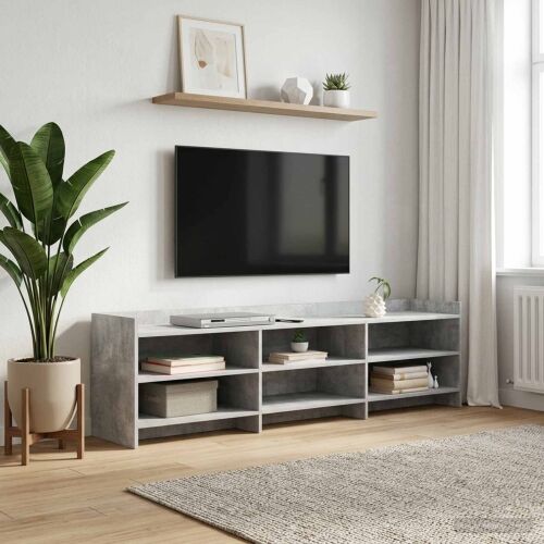 TV ormar 168 x 33 x 47 cm Betonska siva Konstruirano drvo - Betonska siva 168 cm Cijena