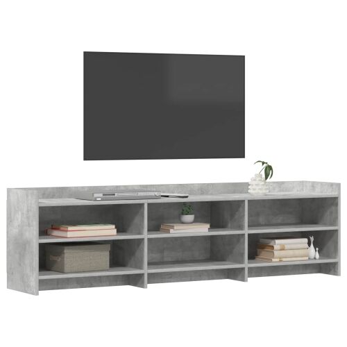 TV ormar 168 x 33 x 47 cm Betonska siva Konstruirano drvo - Betonska siva 168 cm Cijena