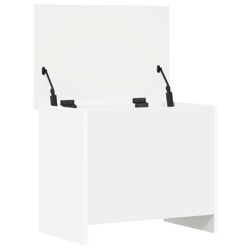 Skladišni kovčeg Bijela 60 x 40 x 50 cm Konstruirano drvo - Bijela 60 cm Cijena