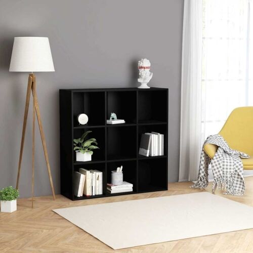 Ormarić za knjige crni 98x29x97,5 cm od konstruiranog drva - Crna 1 Crna Cijena