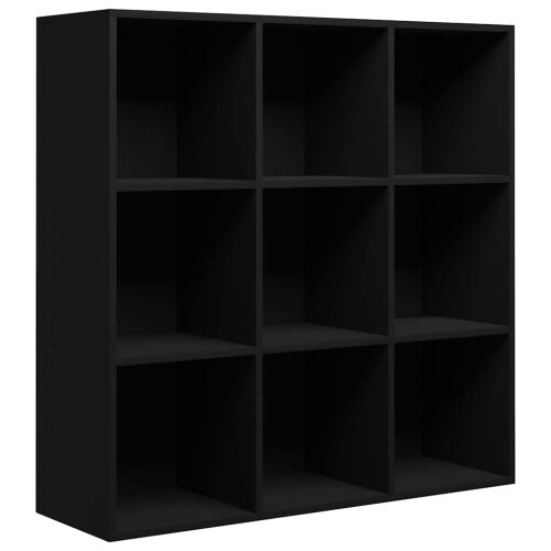 Ormarić za knjige crni 98x29x97,5 cm od konstruiranog drva - Crna 1 Crna Cijena