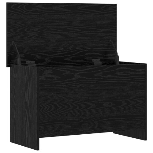 Skladišni kovčeg Crni hrast 80 x 40 x 50 cm Konstruirano drvo - Crni hrast 80 cm Cijena