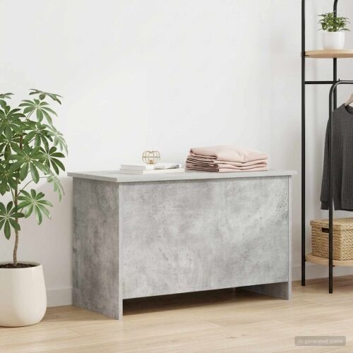 Skladišni kovčeg s pohranom Betonska siva 80 x 40 x 50 cm - Betonska siva 80 cm Cijena
