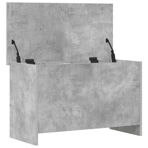 Skladišni kovčeg s pohranom Betonska siva 80 x 40 x 50 cm - Betonska siva 80 cm Cijena