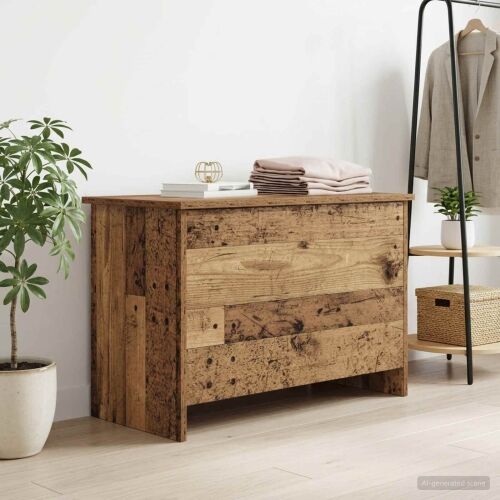 Skladišni kovčeg Staro drvo 80 x 40 x 50 cm Konstruirano drvo - Staro drvo 80 cm Cijena