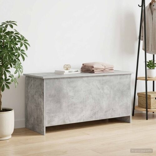 Skladišni kovčeg s pohranom Betonska siva 100 x 40 x 50 cm - Betonska siva 100 cm Cijena