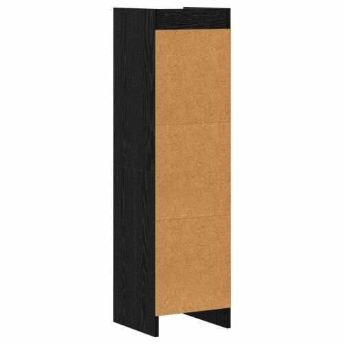 Police za knjige Crni hrast 30 x 30 x 111 cm Konstruirano drvo - Crni hrast 30 cm Cijena