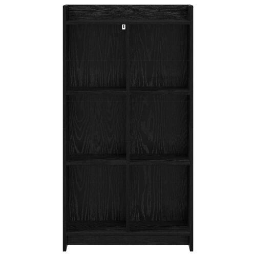 Police za knjige Crni hrast 59 x 30 x 111 cm Konstruirano drvo - Crni hrast 59 cm Cijena