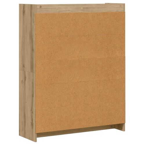 Police za knjige 9 razina 87,5 x 30 x 111 cm Konstruirano drvo - Hrast artisan 87,5 cm Cijena