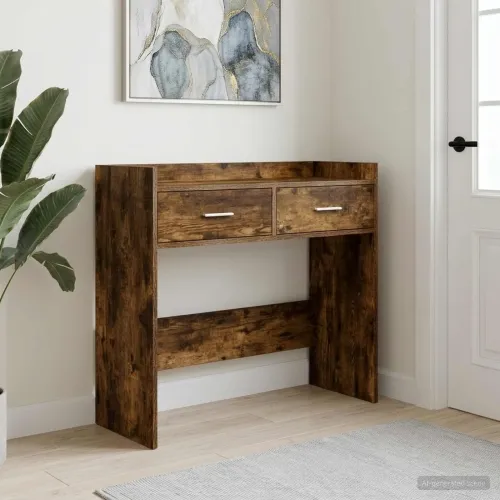 Konzolna stolica Dimljeni hrast 90 x 35 x 80 cm - Dimljeni hrast Cijena