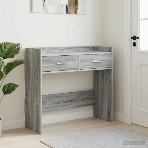 Konzolna stolica Siva Sonoma 90 x 35 x 80 cm Konstruirano drvo - Siva Sonoma Cijena