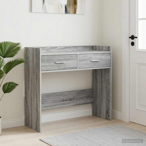 Konzolna stolica Siva Sonoma 90 x 35 x 80 cm Konstruirano drvo - Siva Sonoma Cijena