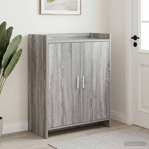 Ormar za cipele Siva Sonoma 73,5 x 36 x 92 cm Konstruirano drvo - Siva Sonoma Cijena