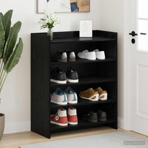 Ormar za cipele Crni hrast 73,5 x 36 x 92 cm Konstruirano drvo - Crni hrast Cijena