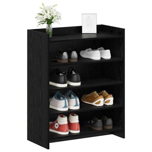 Ormar za cipele Crni hrast 73,5 x 36 x 92 cm Konstruirano drvo - Crni hrast Cijena