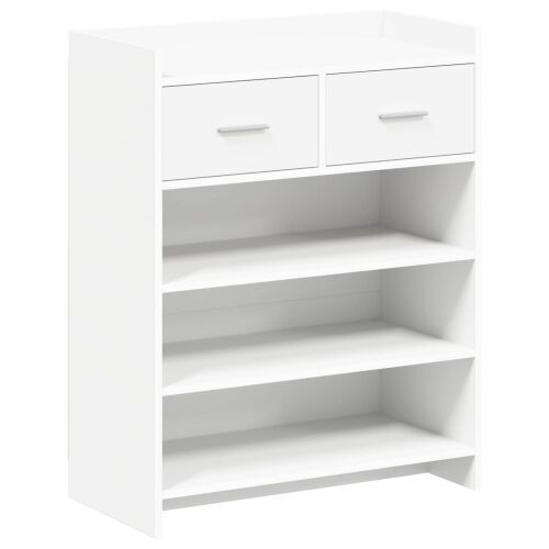 Ormar za cipele 73,5 x 36 x 92 cm Konstruirano drvo Bijela - Bijela Cijena