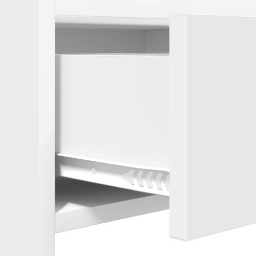 Ormar za cipele 73,5 x 36 x 92 cm Konstruirano drvo Bijela - Bijela Cijena