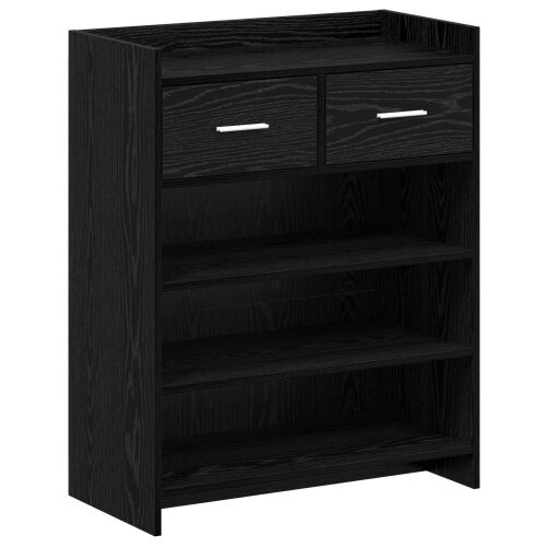 Ormar za cipele 73,5 x 36 x 92 cm Konstruirano drvo Crni hrast - Crni hrast Cijena