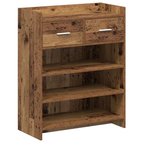 Ormar za cipele 73,5 x 36 x 92 cm Konstruirano drvo Staro drvo - Staro drvo Cijena