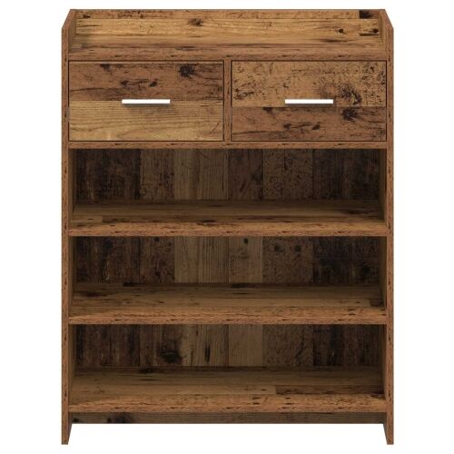 Ormar za cipele 73,5 x 36 x 92 cm Konstruirano drvo Staro drvo - Staro drvo Cijena