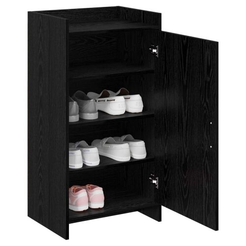 Ormar za cipele Crni hrast 48 x 36 x 92 cm Konstruirano drvo - Crni hrast Cijena