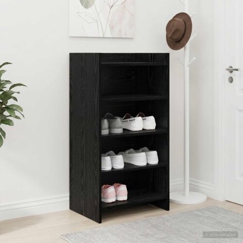 Ormar za cipele Crni hrast 48 x 36 x 92 cm Konstruirano drvo - Crni hrast Cijena