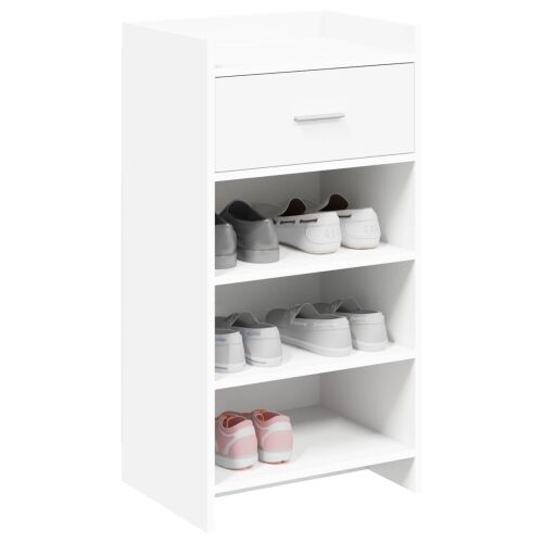 Ormar za cipele Bijela 48 x 36 x 92 cm Konstruirano drvo - Bijela Cijena