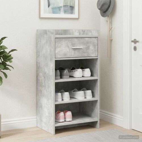 Ormar za cipele Betonska siva 48 x 36 x 92 cm Konstruirano drvo - Betonska siva Cijena