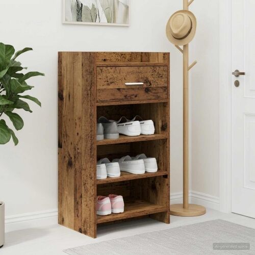 Ormar za cipele Staro drvo 48 x 36 x 92 cm Konstruirano drvo - Staro drvo Cijena