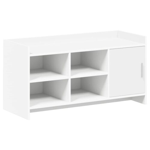 Ormar za cipele Bijela 100 x 39,5 x 51 cm Konstruirano drvo - Bijela Cijena