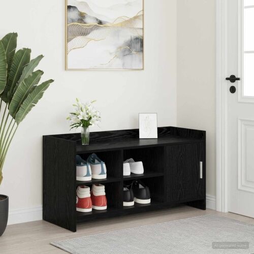 Ormar za cipele Crni hrast 100 x 39,5 x 51 cm Konstruirano drvo - Crni hrast Cijena