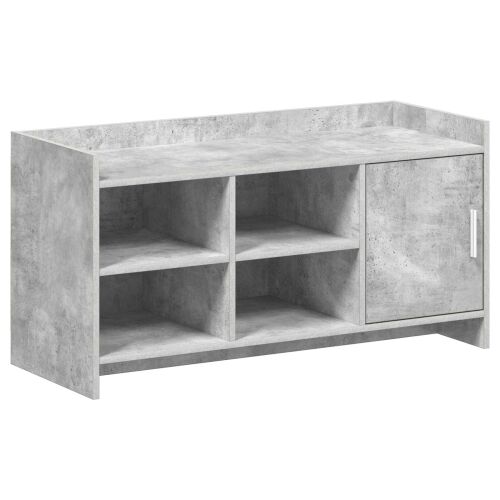 Ormar za cipele s pohranom Betonska siva 100 x 39,5 x 51 cm - Betonska siva Cijena
