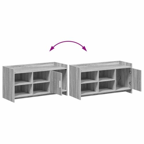 Ormar za cipele s pohranom Siva Sonoma 100 x 39,5 x 51 cm - Siva Sonoma Cijena