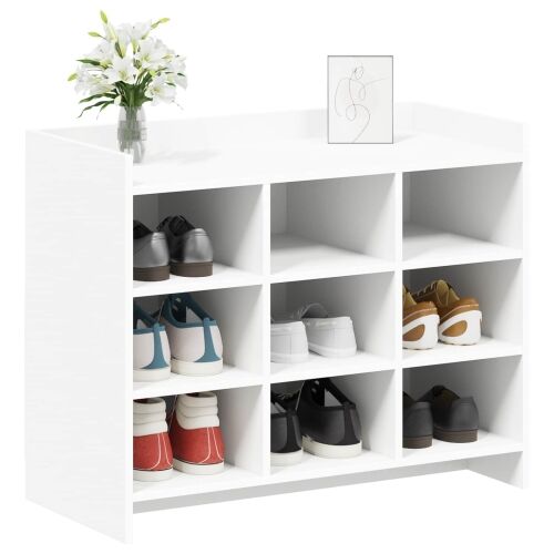 Ormar za cipele Bijela 85 x 39,5 x 70 cm Konstruirano drvo - Bijela Cijena