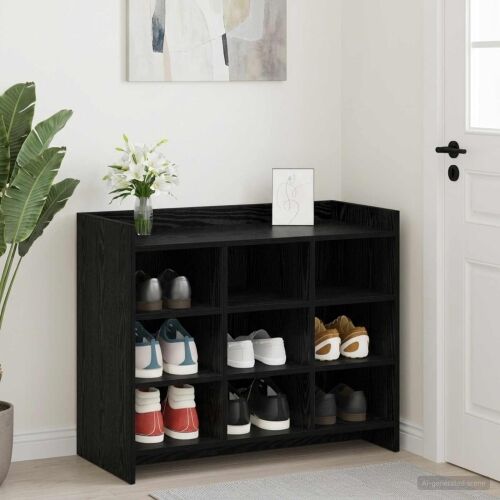 Ormar za cipele Crni hrast 85 x 39,5 x 70 cm Konstruirano drvo - Crni hrast Cijena
