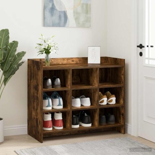 Ormar za cipele s pohranom Dimljeni hrast 85 x 39,5 x 70 cm - Dimljeni hrast Cijena
