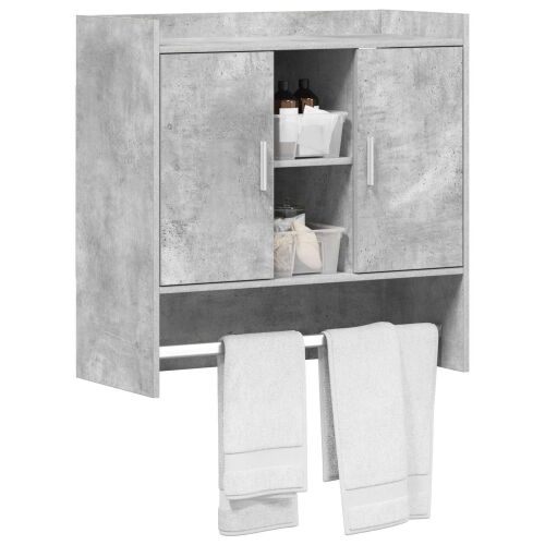 Zidna polica Zidna montaža Betonska siva 80 x 36 x 80 cm - Betonska siva Cijena