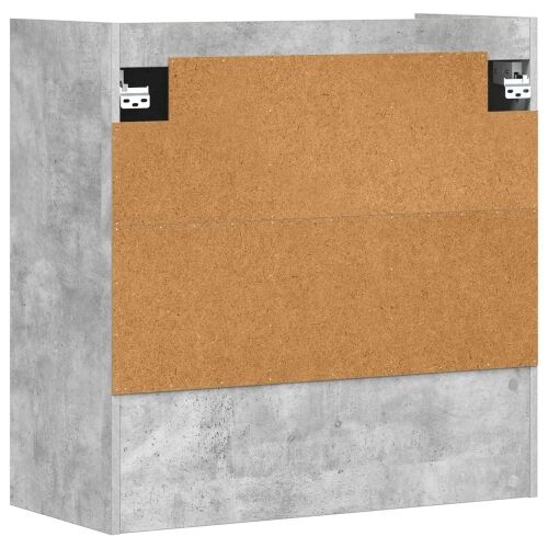 Zidna polica Zidna montaža Betonska siva 80 x 36 x 80 cm - Betonska siva Cijena