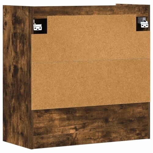 Zidna polica Zidna montaža Dimljeni hrast 80 x 36 x 80 cm - Dimljeni hrast Cijena