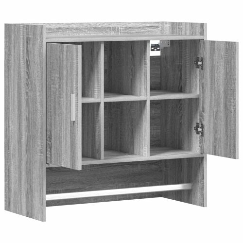 Zidna polica Zidna montaža Siva Sonoma 80 x 36 x 80 cm - Siva Sonoma Cijena