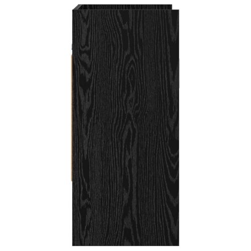 Zidna polica Zidna montaža Crni hrast 80 x 36 x 80 cm - Crni hrast Cijena