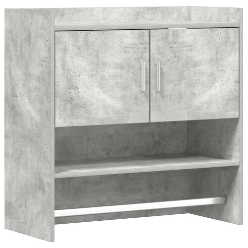 Zidna polica Zidna montaža Betonska siva 80 x 36 x 80 cm - Betonska siva Cijena
