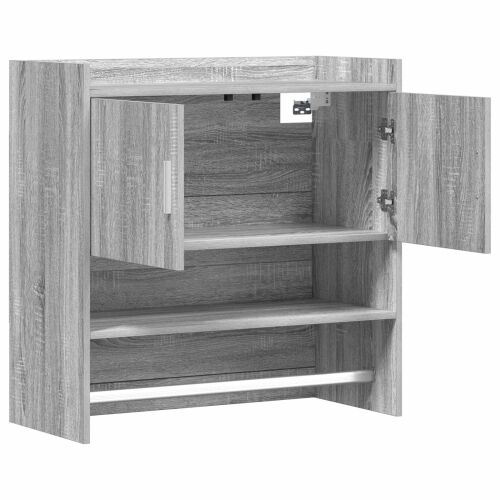 Zidna polica Zidna montaža Siva Sonoma 80 x 36 x 80 cm - Siva Sonoma Cijena