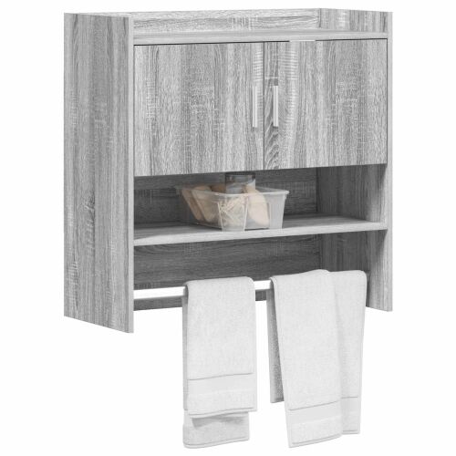 Zidna polica Zidna montaža Siva Sonoma 80 x 36 x 80 cm - Siva Sonoma Cijena