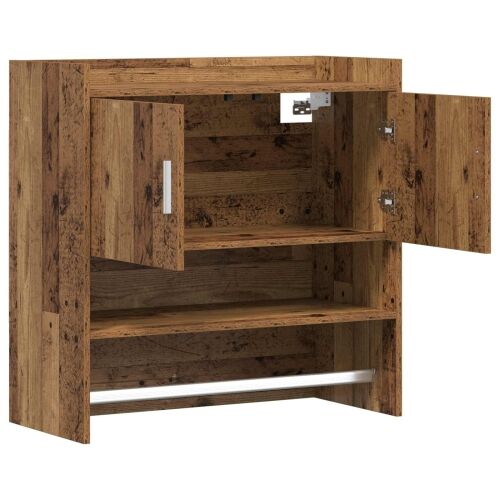 Zidna polica Zidna montaža Staro drvo 80 x 36 x 80 cm - Staro drvo Cijena