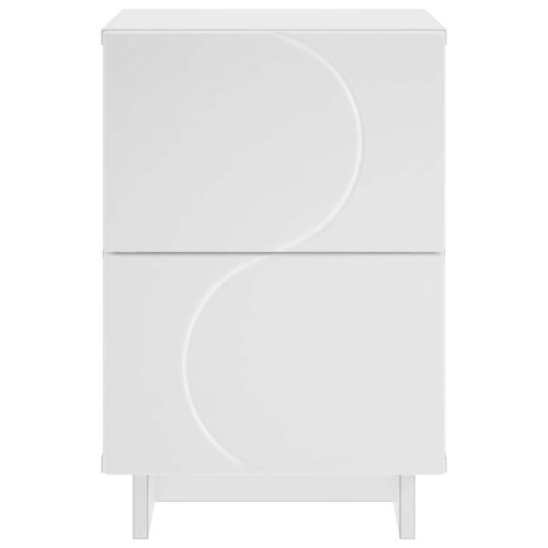 Noćni ormar 2 kom. Bijela 33,5 x 34,5 x 50 cm Konstruirano drvo - Bijela 2 Cijena