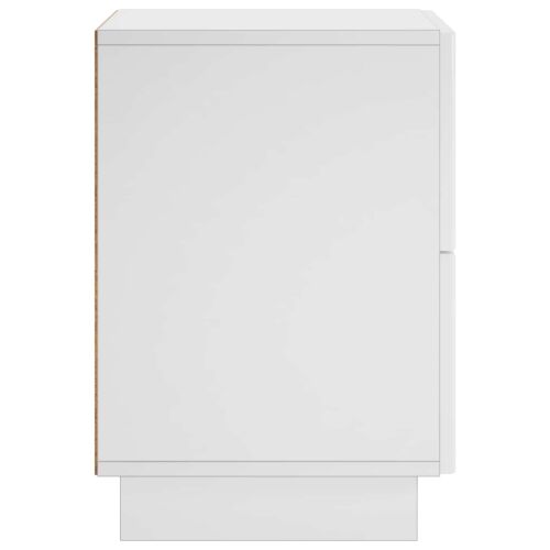 Noćni ormar 2 kom. Bijela 33,5 x 34,5 x 50 cm Konstruirano drvo - Bijela 2 Cijena