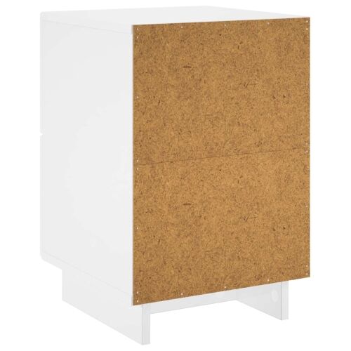 Noćni ormar 2 kom. Bijela visokog sjaja 33,5 x 34,5 x 50 cm - Bijela visokog sjaja 2 Cijena
