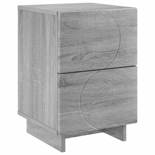 Noćni ormar Siva Sonoma 33,5 x 34,5 x 50 cm Konstruirano drvo - Siva Sonoma 1 Cijena